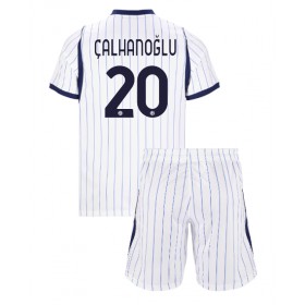 Inter Milan Hakan Calhanoglu #20 Borta Kläder Barn 2026-27 Kortärmad (+ Korta byxor)